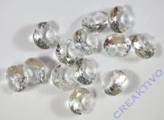 Acryl-Streuteile Diamant 1cm Dose 60g kristall
