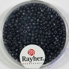 Rocailles 2 mm � mit Silbereinzug blutstein