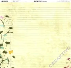Scrapbooking Papier Bo Bunny Sophies Notebook (Restbestand)