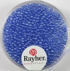Rocailles verwachst 2mm bayrisch blau