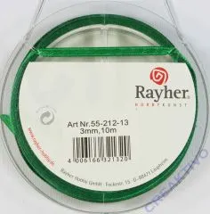 Rayher Satinband 3mm 10m grn
