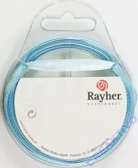Rayher Satinband 7mm 10m hellblau