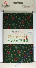 Christmas Village - Baumwollstoff Sternenzauber (Restbestand)