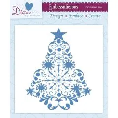 Embossingschablone O Christmas Tree 15,2 x 15,2cm