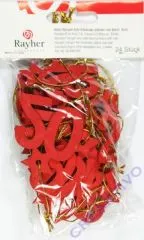 Holz-H�nger Adventskalender-Zahlen mit Stern