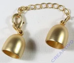 Pracht Verschluss 12mm gold matt
