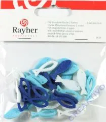 Filz-Streuteile Fische 3,5x1x0,3cm 36 St�ck 2 Sorten