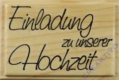 Knorr Stempel Einladung zu unserer Hochzeit`