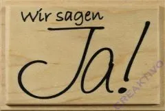 Knorr Stempel wir sagen ja