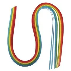 Papier f�r Quilling regenbogen 0,3cm