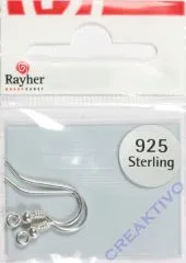 Rayher Ohrhaken 20mm 2 St�ck 925 Sterlingsilber