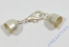 Rayher Schmuckverschluss 7mm silber matt