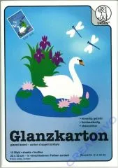 Glanzkarton 10 Blatt 23x33cm