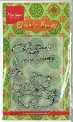 Marianne Design Stempel Elines Xmas - Warm wishes