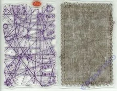 Silikon-Stempel Hintergrund Textil