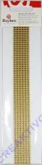 Rayher Wachs-Perlstreifen, 20 cm, 4 mm, gold, 6 St�ck