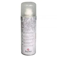 Rayher Glitterspray silber 125ml