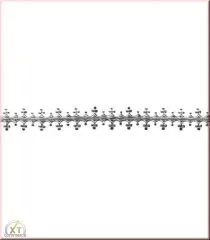 Rayher Wachsborte, 24x1,5 cm, silber, 1 St�ck