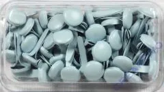 Rayher Brads rund 8 mm 60 St�ck hellblau (Restbestand)