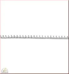 Rayher Wachs-Borte, 19 cm, silber, 2 St�ck