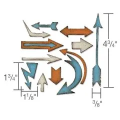 Sizzix Bigz Die - Artful Arrows