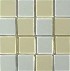 Acryl-Mosaik, 1x1 cm, transparent, mondstein