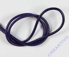 Rundriemen Lederband aus Rindleder 100cm 2mm violett