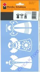 Marabu Schablone DinA5 Three Angels