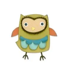 Sizzix Thinlits Die Set 9PK - Owl
