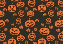 Motiv-Fotokarton 300g/qm 49,5x68cm Halloween - Krbis