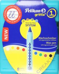 Pelikan griffix Wachsschreiber - 8 Farben