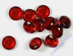 Acryl-Streuteile Diamant 1cm Dose 60g kirschrot