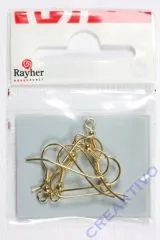 Rayher Messing-Ohrhaken 20mm 6 St�ck goldfb.