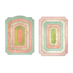 Sizzix Framelits Die Set 12PK - Fancy Cards