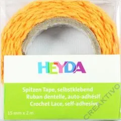 Spitzen Tape selbstklebend orange
