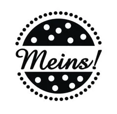 Butterer Mini-Holzstempel - Meins! (Restbestand)