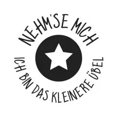 Butterer Mini-Holzstempel - Nehmse mich