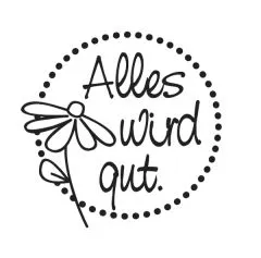 Butterer Mini-Holzstempel - Alles wird gut (Restbestand)