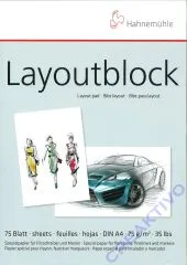 Hahnem�hle Layoutblock DIN A4 75 Blatt 75g/qm