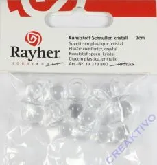Rayher Kunststoff-Schnuler 2cm - kristall