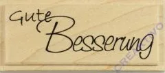 Holzstempel Gute Besserung