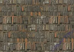 Motiv-Fotokarton 300g/qm 49,5x68cm Buchstaben