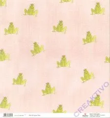 Scrapbooking Papier Frosch (Restbestand)