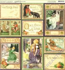 Scrapbooking Papier An Ferie Tale Collection - You bewitch me (Restbestand)