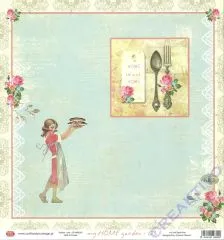 Scrapbooking-Papier My home garden - 03 (Restbestand)