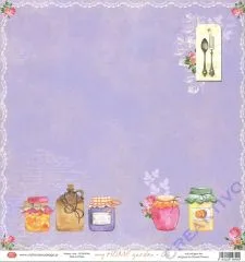 Scrapbooking-Papier My home garden - 06 (Restbestand)