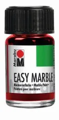 Easy marble Marmorierfarbe 15ml rubinrot (Restbestand)