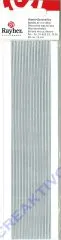 Rayher Wachs-Zierstreifen 20cm 3mm silber 13St