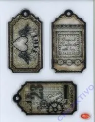 Silikon-Stempel Tags-Love