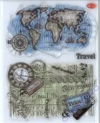 Silikon-Stempel Travel